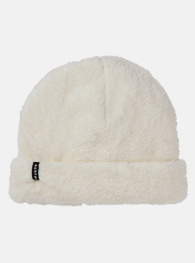 γούνινος σκούφος σε λευκό χρώμα από την burton, high pile beanie soft white