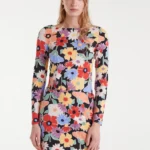 γυναικεία μπλούζα με λουλούδια από την compania fantastica, hampton big print shirt