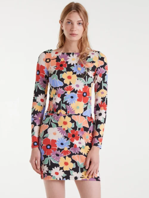 γυναικεία μπλούζα με λουλούδια από την compania fantastica, hampton big print shirt