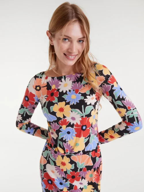 Compania Fantastica Hampton Big Print Shirt Γυναικεία Μπλούζα - Image 7