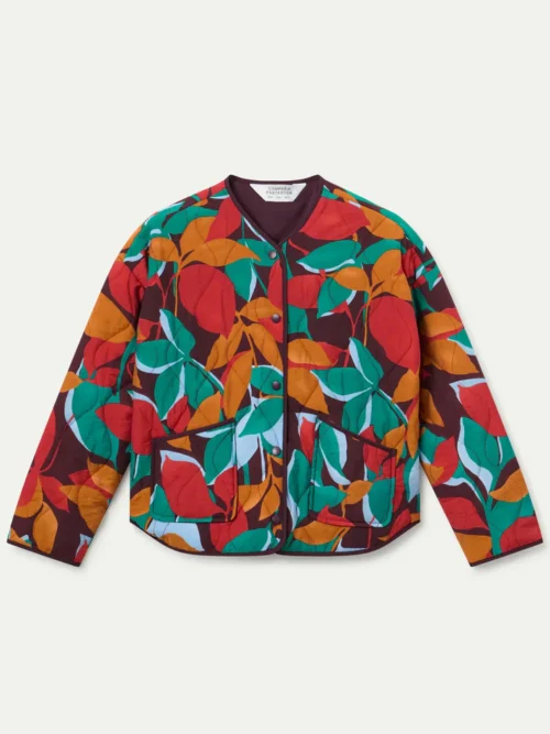 γυναικείο μπουφάν με διάφορα χρώματα από την compania fantastica, ponziana print jacket