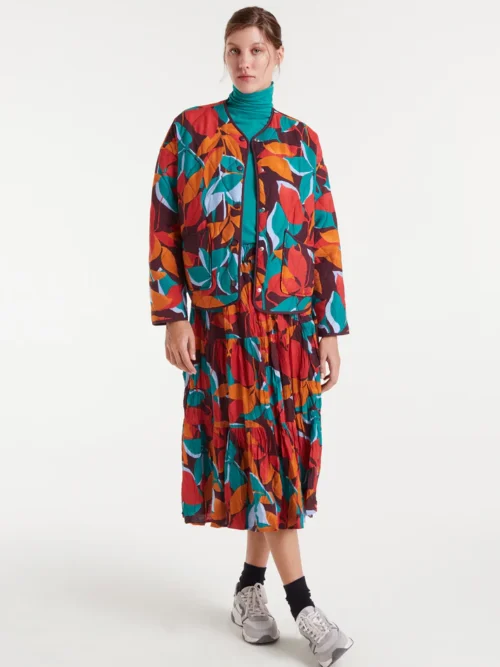 Compania Fantastica Ponziana Print Jacket Γυναικείο Μπουφάν - Image 6