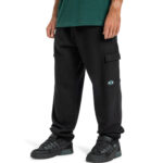 ανδρική φόρμα παντελόνι σε μαύρο χρώμα και με τσέπες από την dc shoes, carry on joggers