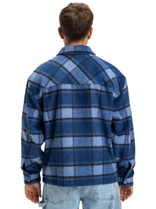 DC Henderson Overshirt Blue Ανδρικό Πουκάμισο - Image 11