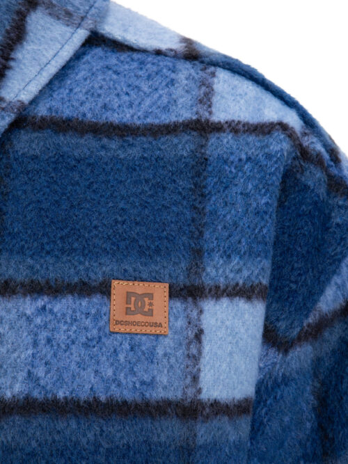 DC Henderson Overshirt Blue Ανδρικό Πουκάμισο - Image 7