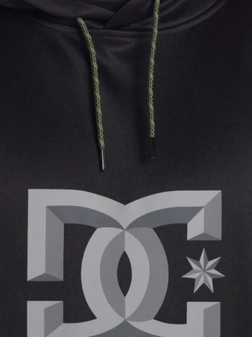 DC Snowstar Hoodie Black Ανδρικό Φούτερ - Image 4