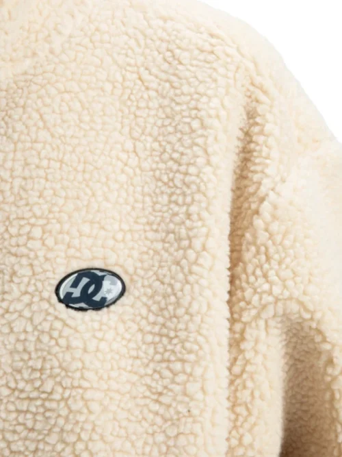 DC Vault Zip Fleece Oatmeal Ανδρικό Μπουφάν - Image 5