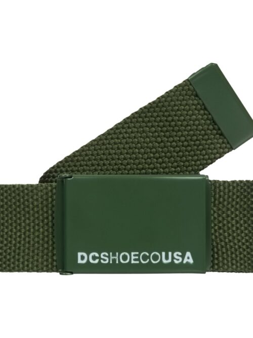 ανδρική ζώνη ιμάντας σε πράσινο χρώμα από την dc shoes, web belt 3