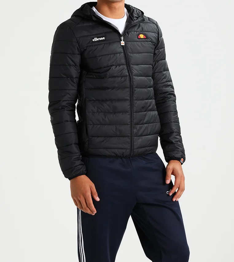 ανδρικό μπουφάν σε μαύρο χρώμα από την ellesse, lombardy padded jacket