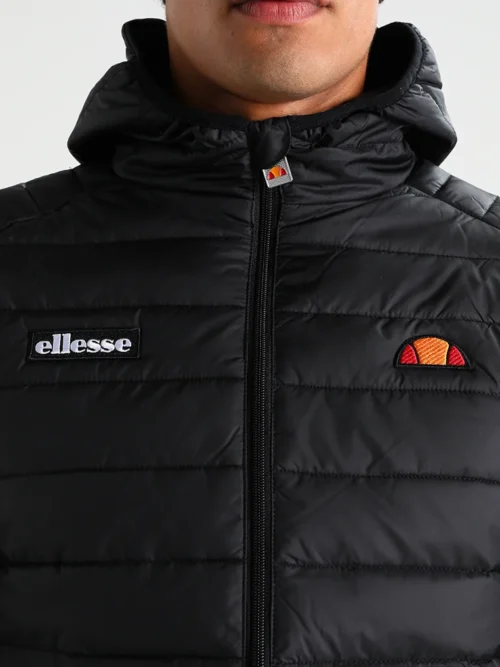 Ellesse Classic Lombardy Padded Jacket - Black Ανδρικό Μπουφάν - Image 5