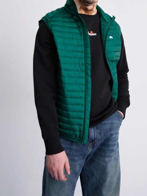 Ellesse Pal Padded Gilet - Dark Green Γιλέκο - Image 5