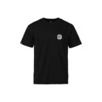 ανδρικό κοντομάνικο μπλουζάκι σε μαύρο χρώμα με τύπωμα στο μπροστινό αι πίσω μέρος από την horsefeathers, asakusa t-shirt