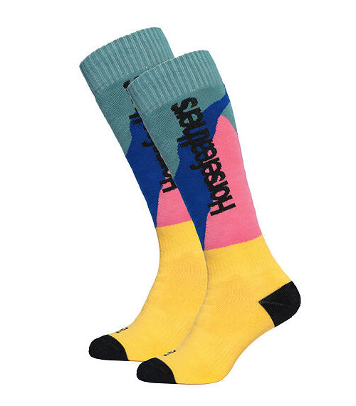 γυναικείες ισοθερμικές κάλτσες σε διάφορα χρώματα από την horsefeathers, capella snow socks blue