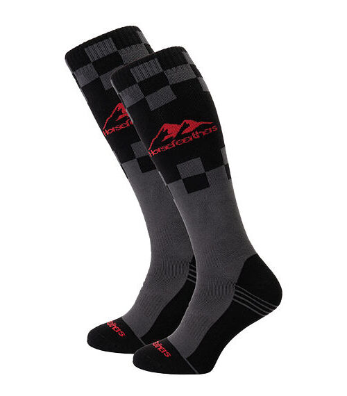 ισοθερμικές κάλτσες σε μαύρο χρώμα από την horsefeathers, cron snow socks