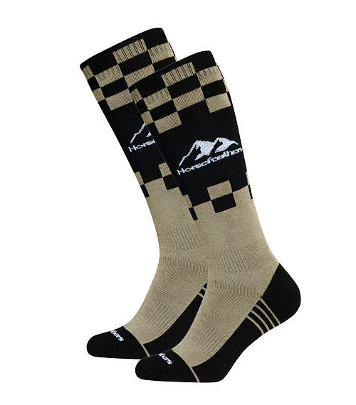 ισοθερμικές κάλτσες σε χρώμα της άμμου από την horsefeathers, cron snow socks