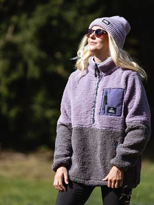 γυναικείο φλις φούτερ με διχρωμία από την horsefeathers, elvira fleece sweatshirt