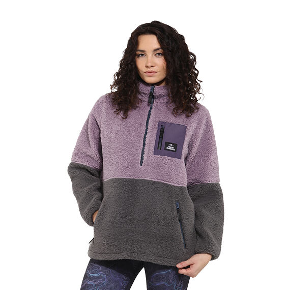 γυναικείο φλις φούτερ με διχρωμία από την horsefeathers, elvira fleece sweatshirt