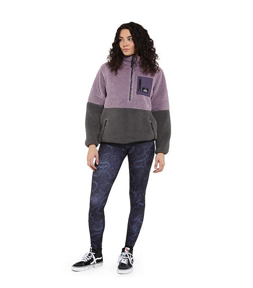 Horsefeathers Elvira Fleece Sweatshirt Iris Γυναικείο Φούτερ - Image 6