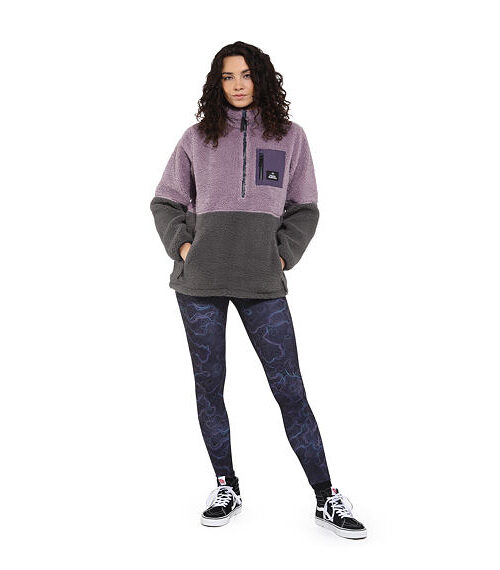 Horsefeathers Elvira Fleece Sweatshirt Iris Γυναικείο Φούτερ - Image 7