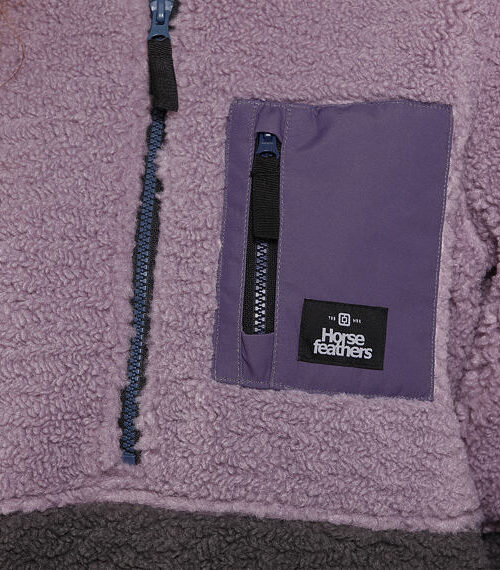 Horsefeathers Elvira Fleece Sweatshirt Iris Γυναικείο Φούτερ - Image 8