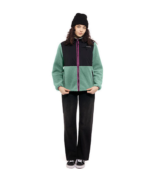 γυναικεία ζακέτα με διχρωμία από την horsefeathers, gema zip fleece sweatshirt