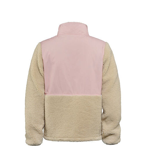 γυναικεία φλις ζακέτα με διχρωμία ροζ και μπεζ από την horsefeathers, gema womens zip fleece sweatshirt