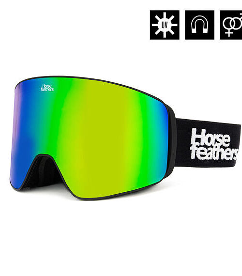 Horsefeathers Lynx Snow Goggles Black/Mirror Green Μάσκα - Image 7