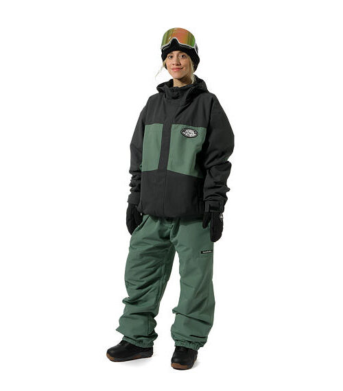 μπουφάν για χιονοδρομία unisex σε πράσινα χρώματα από την horsefeathers, morris jacket