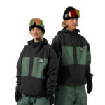 μπουφάν για χιονοδρομία unisex σε πράσινα χρώματα από την horsefeathers, morris jacket