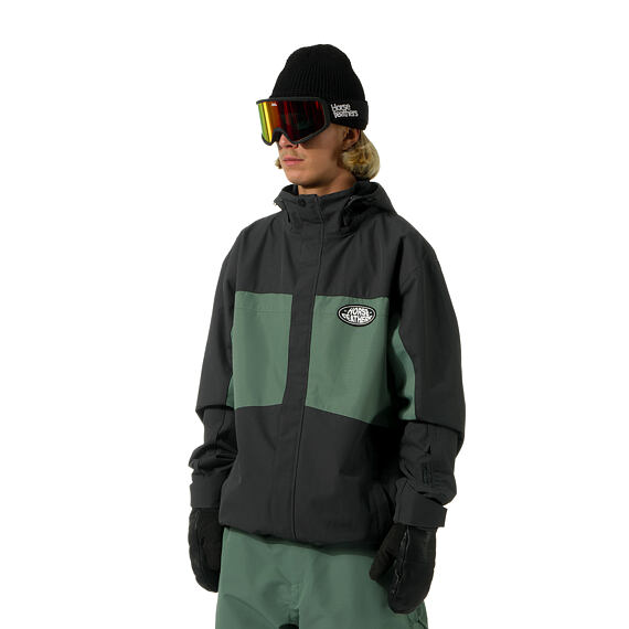 μπουφάν για χιονοδρομία unisex σε πράσινα χρώματα από την horsefeathers, morris jacket