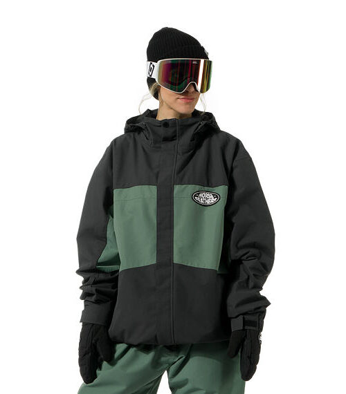 μπουφάν για χιονοδρομία unisex σε πράσινα χρώματα από την horsefeathers, morris jacket