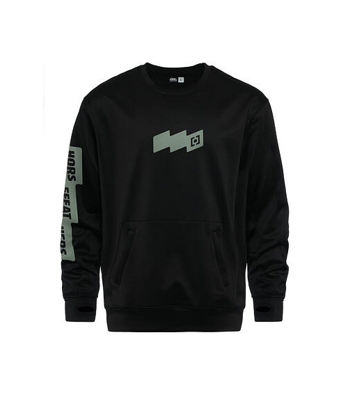 ανδρικό φούτερ σε μαύρο χρώμα με τεχνικό ύφασμα από την horsefeathers, morten sweatshirt