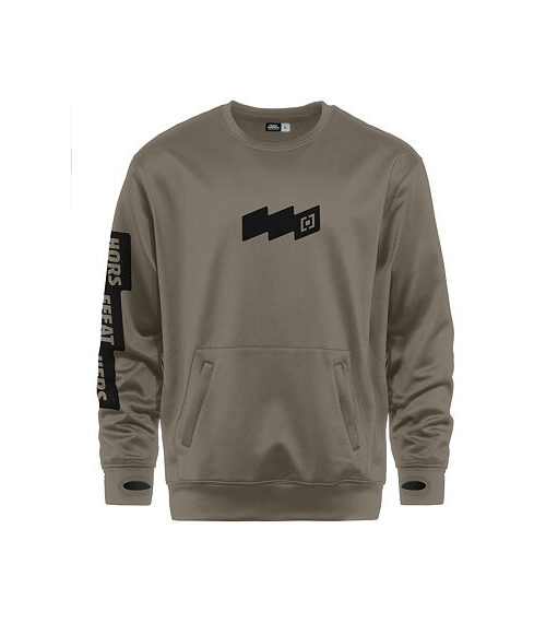 ανδρικό φούτερ σε σκούρο μπεζ χρώμα από την horsefeathers, morten sweatshirt