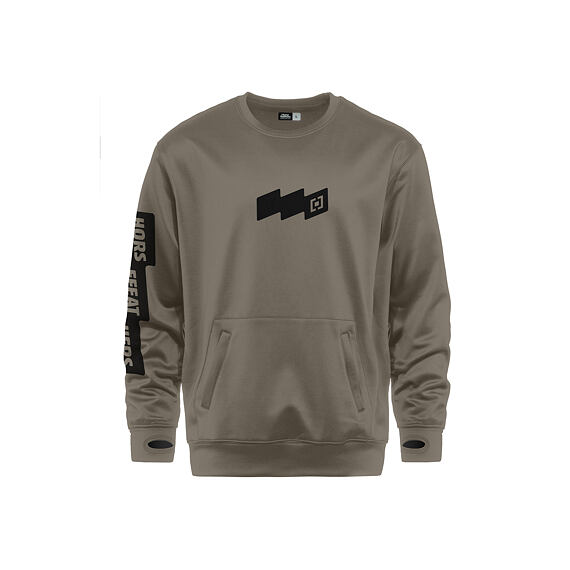 ανδρικό φούτερ σε σκούρο μπεζ χρώμα από την horsefeathers, morten sweatshirt