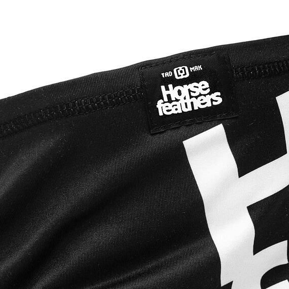 λαιμός σε μαύρο χρώμα από την horsefeathers, neck warmer logo