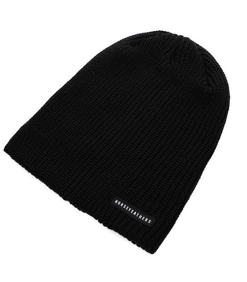 σκούφος σε μαύρο χρώμα από την horsefeathers, paula beanie black