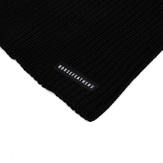 σκούφος σε μαύρο χρώμα από την horsefeathers, paula beanie black