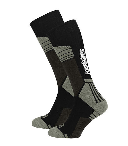 ισοθερμικές κάλτσες σε πράσινο σκούρο χρώμα από την horsefeathers, rory thermolite snow socks iceberg green