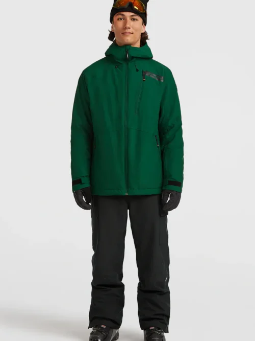O'neill FWC'Cruz Snow Jacket - Green Ανδρικό Μπουφάν - Image 9
