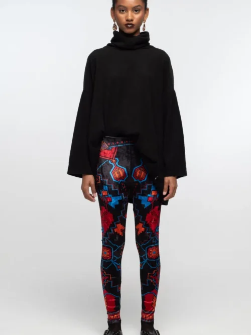 Peace & Chaos Chronicle Leggings Velvet Γυναικείο Κολάν - Image 5