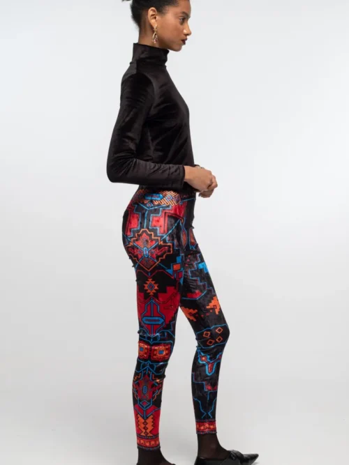 Peace & Chaos Chronicle Leggings Velvet Γυναικείο Κολάν - Image 6