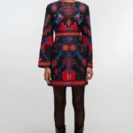 γυναικείο κοντό φόρεμα με διάφορα μοτίβα από την peace and chaos, chronicle short dress