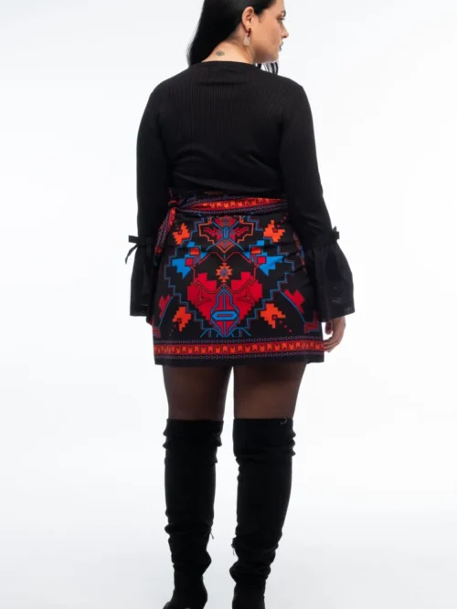 Peace & Chaos Chronicle Wrap Skirt Φούστα - Image 11