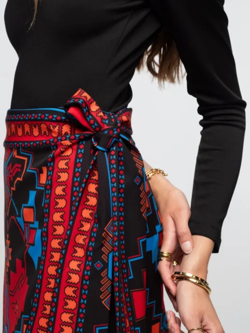 Peace & Chaos Chronicle Wrap Skirt Φούστα - Image 4