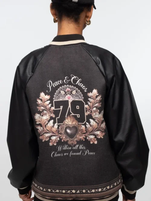 Peace & Chaos Opulence Bomber Γυναικείο Μπουφάν - Image 8