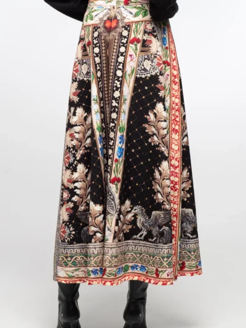 γυναικεία μακριά φούστα με διάφορα σχέδια από την peace and chaos, opulence long skirt