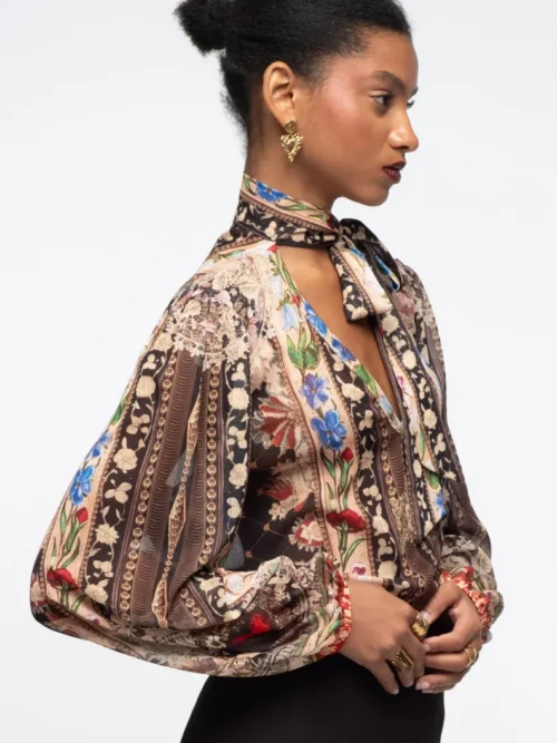 Peace & Chaos Opulence Top Γυναικείο Πουκάμισο - Image 8