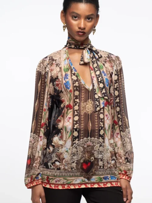 Peace & Chaos Opulence Top Γυναικείο Πουκάμισο - Image 10