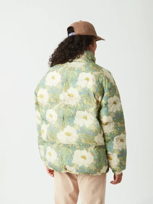 γυναικείο μπουφάν με σχέδιο λουλούδια από την picture, flib puffer jacket