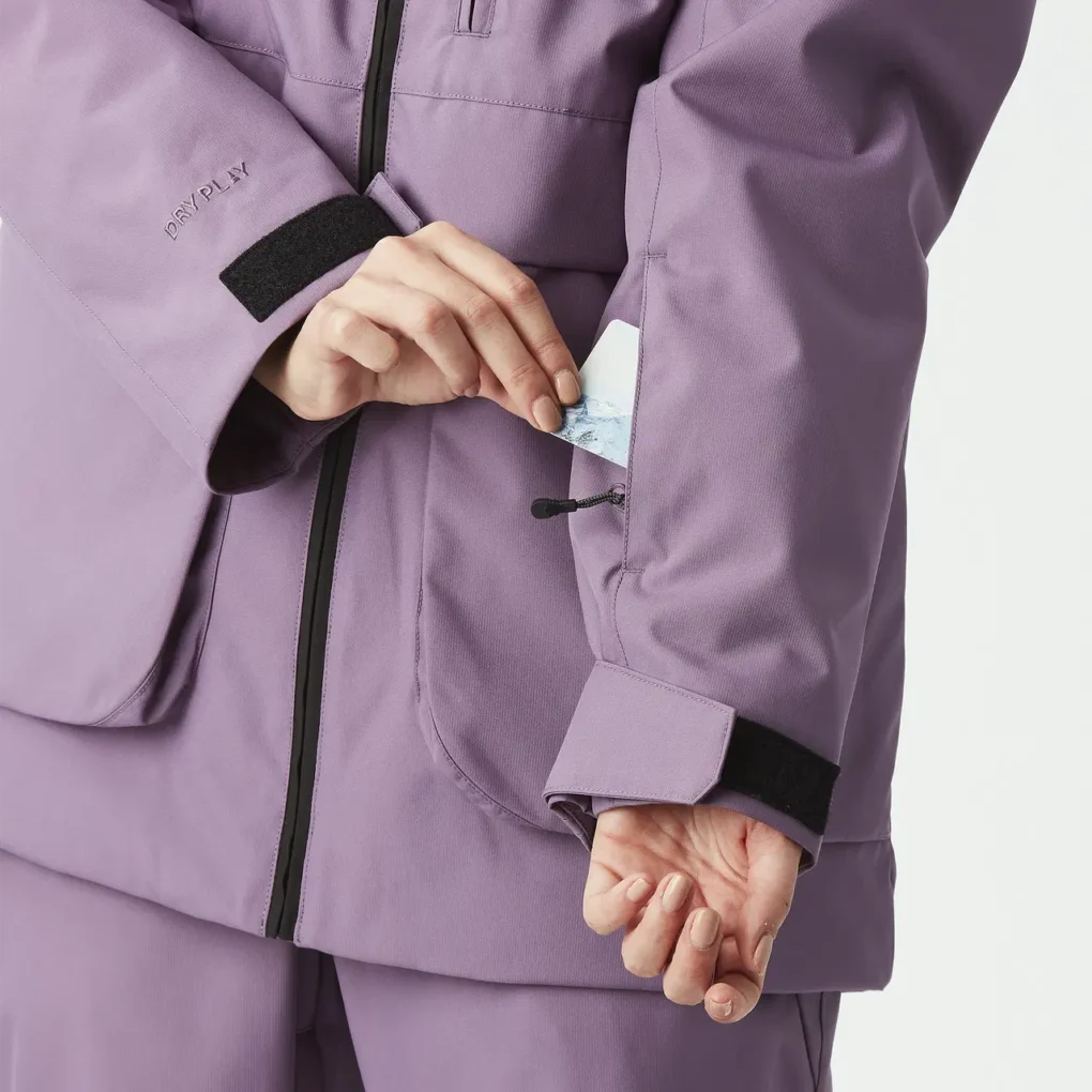 γυναικείο τεχνικό μπουφάν για χιονοδρομία σε μωβ χρώμα από την picture, glawi jacket